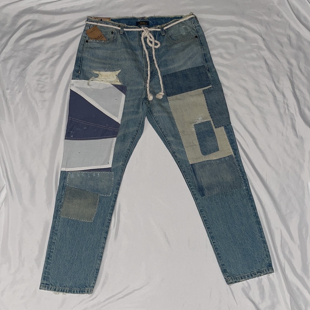 💙NWT✨ Ralph Lauren Avery Boyfriend patchwork   👖